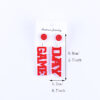 Wholesale Rugby English Letter Game Day Acrylic Earrings