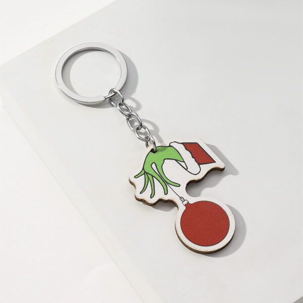 Wholesale Christmas Wooden Keychain