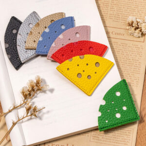 Wholesale Cheese Leather Bookmarks