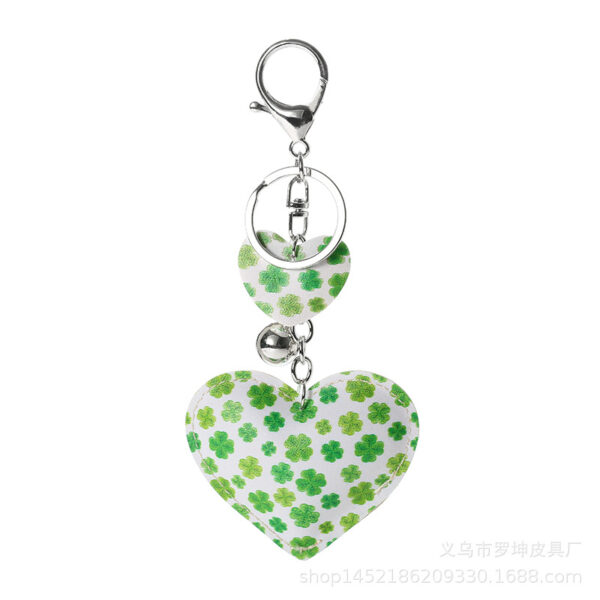O1CN01RmJIgO2B8FE4RKTAb_2734288293-0-cib Wholesale St. Patrick's Day Leather Love Keychain