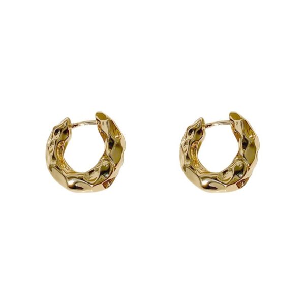 Wholesale Golden Circle Alloy Earrings