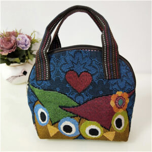Blue bottom love shell bag
