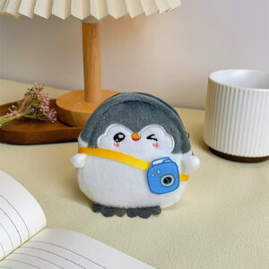 Camera penguin crossbody bag / About 11cm high