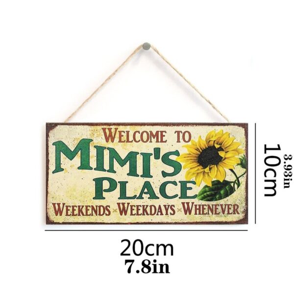 O1CN01RqGwVj1dKtFBybgUk_2206719113718-0-cib Wholesale Mother's Day Sunflower Hanging Wooden Sign