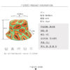 Wholesale Papaya Printed Polyester Bucket Hat