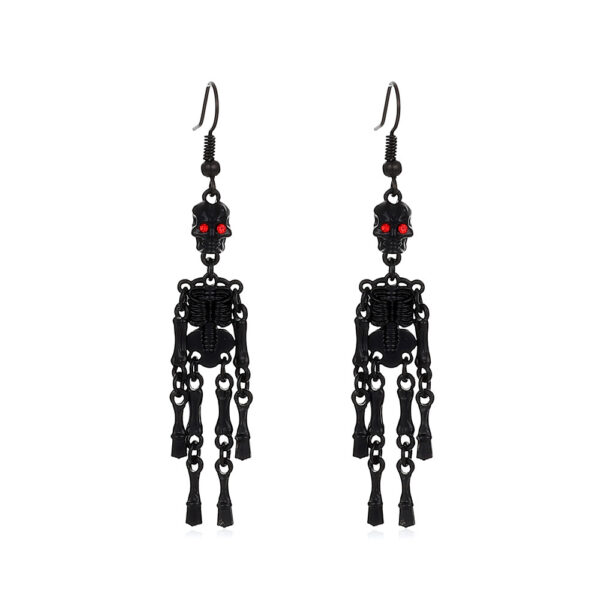 O1CN01RrX19n27QKcXob7BJ_1116277791-0-cib Wholesale Halloween Gothic Hollow Ghost Skeleton Alloy Earrings