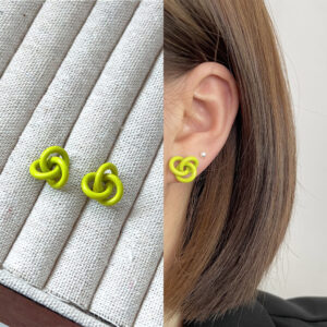 1452 Green winding 925 silver needle