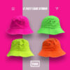 Wholesale Cotton Neon Color Bucket Hat