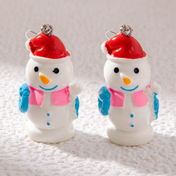 O1CN01Ry2MNA22VlFo22bRB_1717797126-0-cib Wholesale Christmas Tree Penguin Dripping Oil Santa Hat Old Man Earrings