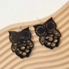 Wholesale Owl Cutout Acrylic Earrings