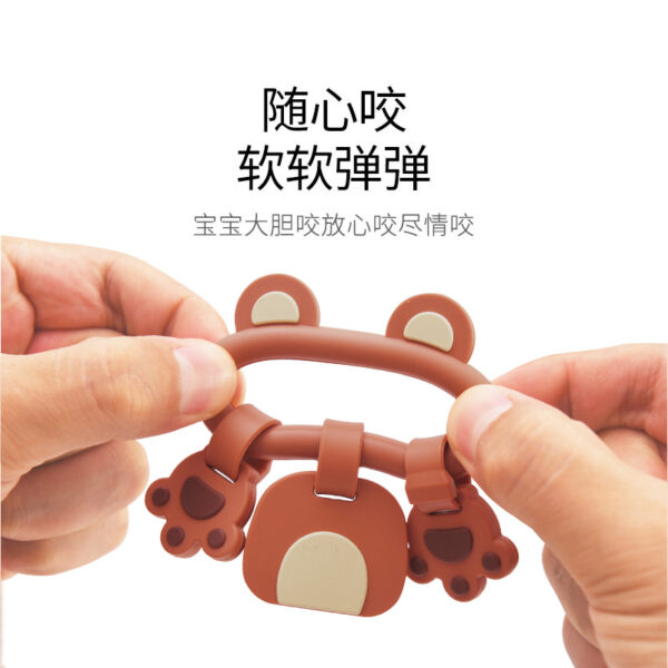 Wholesale Baby Bracelet Silicone Teething Stick Bear Rabbit Teether