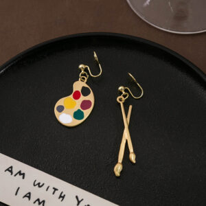 E1257-2/gold ear clip