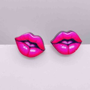 JE1199V / Wooden ear studs