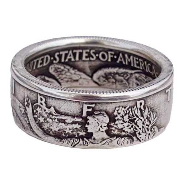 Wholesale Dollar Engraved 1945 Alloy Ring