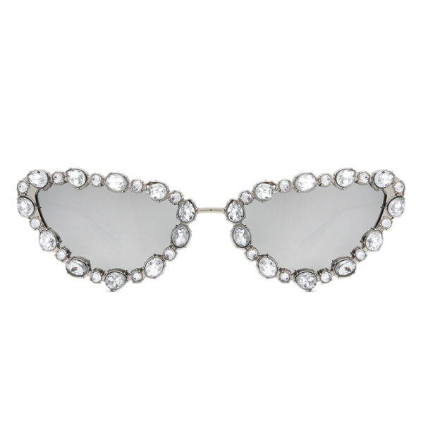 O1CN01S1OFqJ28Xwqgh3OEq_3914117943-0-cib Wholesale Cat Eye Diamond Inlaid Metal Triangle Handmade Diamond PC Sunglasses