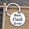 Wholesale Best Dad Ever Stainless Steel Keychains