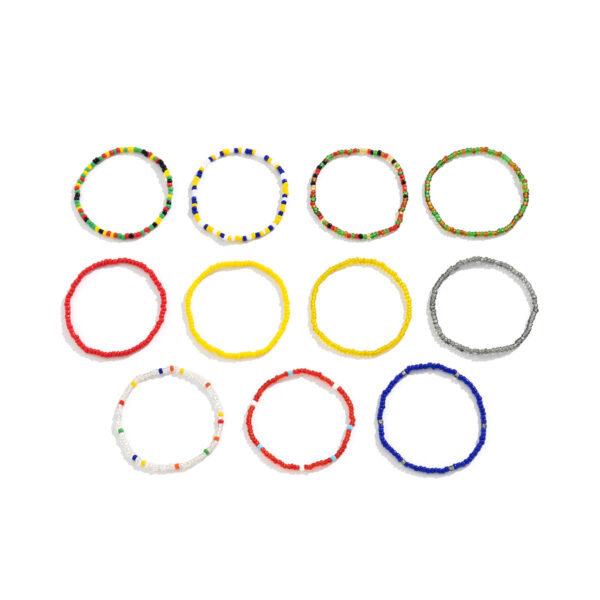 Wholesale Stacked Colorful Beads Rice Beads Set Bracelet