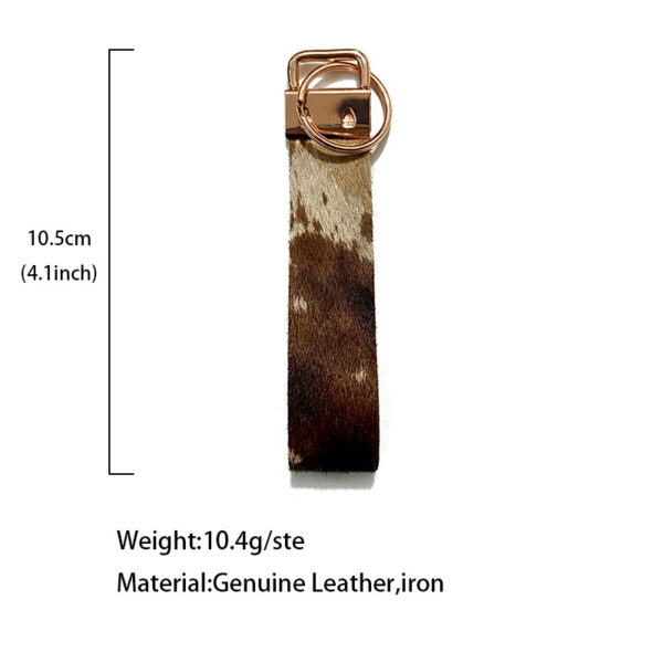 O1CN01S4dBTN1zp30jWK8FW_2215459036762-0-cib Wholesale Vintage Western Style Genuine Leather Horsehair Keychain