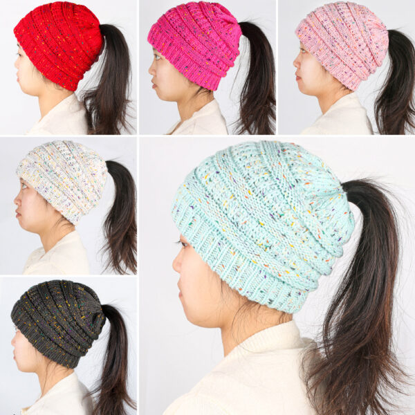 O1CN01S4xWeL1EFyf3ejXjj_1640460323-0-cib-1 Wholesale Woolen Hat Ponytail Hat Knitted Hat