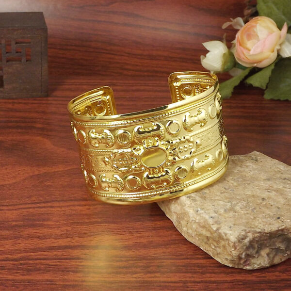 Wholesale Silver Grain Handmade Retro Ethnic Style Bracelet