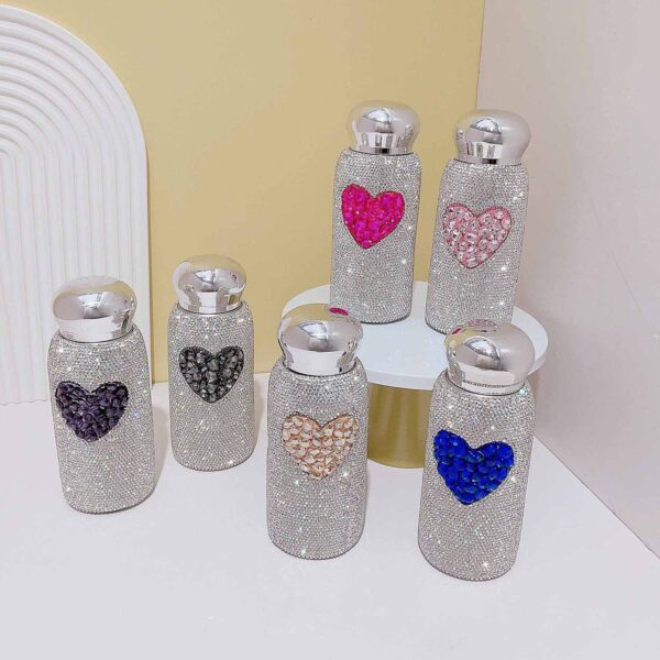 Wholesale Diamond-encrusted Stainless Steel Thermos Cup
