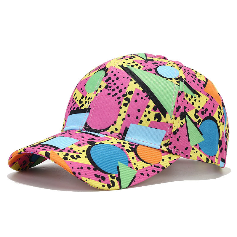 Wholesale lyester Cotton Printed Baseball Cap