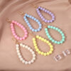 Wholesale Acrylic Colorful Beaded Keychain