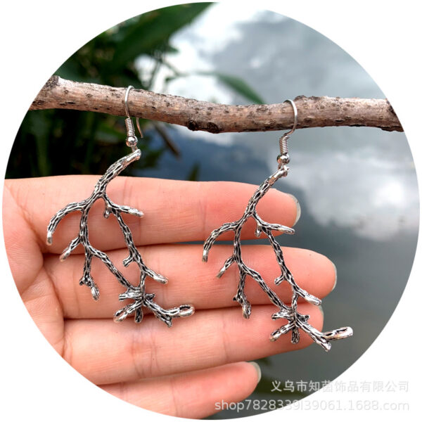 Wholesale Dendritic Alloy Earrings
