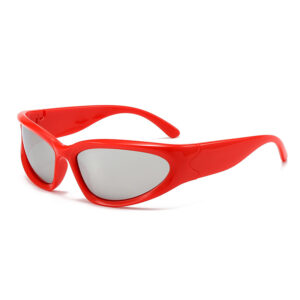 [as shown in the picture] / C12 bright red frame white mercury