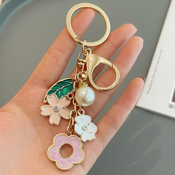 Wholesale Sakura Zinc Alloy Keychains