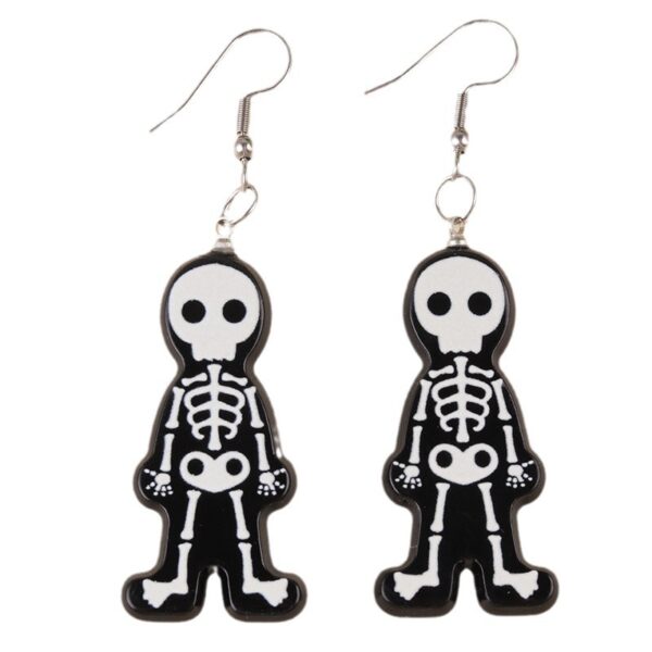 O1CN01SEJhhn1T3ME7gyMjy_2677772326-0-cib Wholesale Halloween Horror Spider Ghost Acrylic Earrings