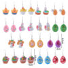 Wholesale Easter Cartoon Rabbits, Carrots, Easter Eggs, Chicks, Plastic Earrings