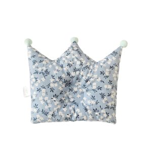 Light blue / Floral pillow