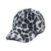 Wholesale Faux Rabbit Fur Leopard Plush Baseball Cap