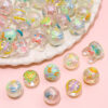 O1CN01SMl0uC1kwdNrlbEiM_4000034748-0-cib Wholesale Acrylic Colorful Graffiti Round Beads Rabbit Beads