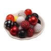 O1CN01SNYk7O1QErIbutjRU_2201245431945-0-cib Wholesale 50pcs Black Red 20MM Acrylic Large Beads Mixed Color Mixed Combination Beads Loose Beads