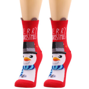 Red/snowman / Free size