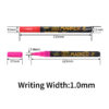 Wholesale Fine Character Color Pens Erasable Liquid Plastic Graffiti Marking Brush