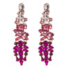 O1CN01SRTGDe2LDsWn8LVdC_2206398079659-0-cib Wholesale alloy fashion colored diamonds Long multi-layer tassel earrings