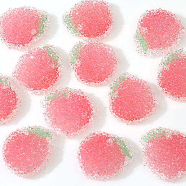 Wholesale Peach DIY Ornaments Accessories Beads