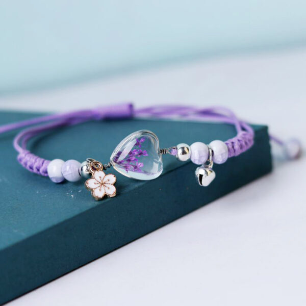 O1CN01ST31ZK28ZJxCTwG4M_968787946-0-cib Wholesale Dried Flowers Love Heart Shaped Bracelet
