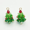 Wholesale Christmas Tree Beaded DIY Woven Earring Pendant
