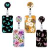 Wholesale Polyester Butterfly Card Holder Keychain