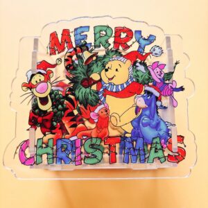 B262-christmas series-winnie the pooh pen holder