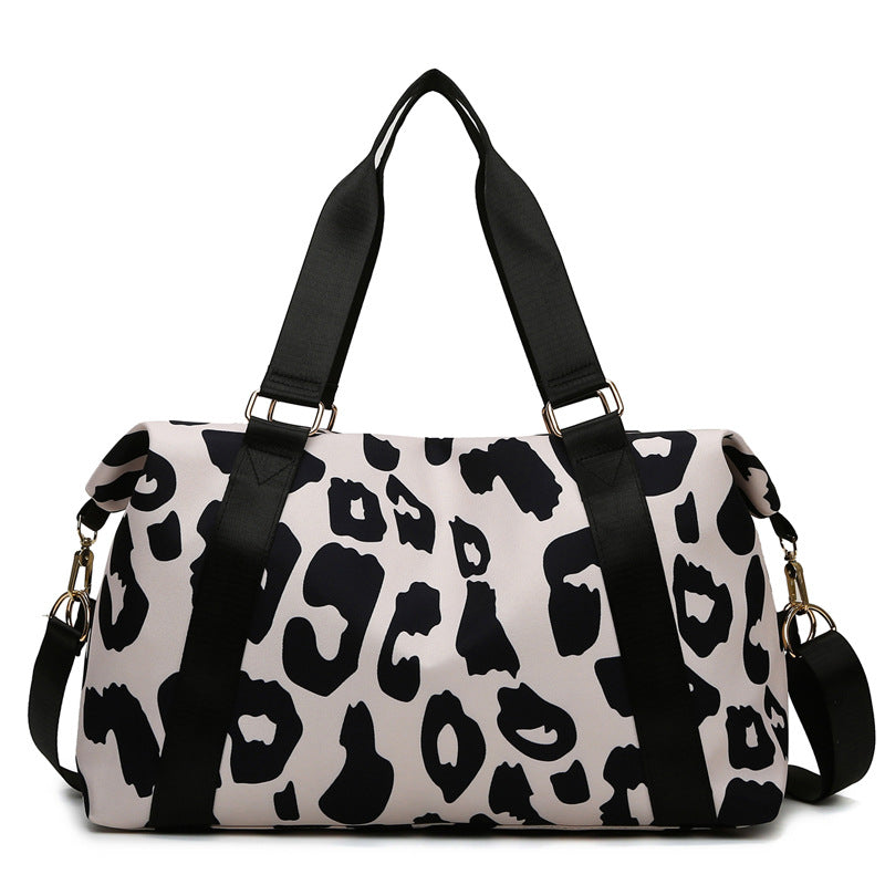 Wholesale Oxford Cloth Cow Pattern Travel Bag