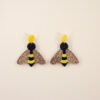 O1CN01SZxlrM1tTALftoiil_2207988525902-0-cib Wholesale Acrylic Vintage Flower Bee Earrings