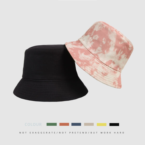 O1CN01Sa8toX1DQgKUxGdRZ_2924390211-0-cib-1 Wholesale Polyester Tie Dye Reversible Bucket Hat