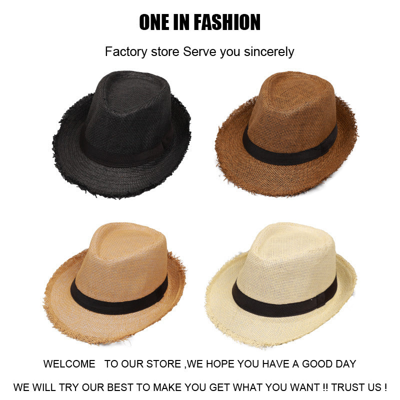 Wholesale Beach Hat, Sun Protection Hat, Outdoor Beach Straw Hat, British Hat
