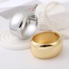 Wholesale Alloy Electroplating Exaggerated Large Smooth Bracelet