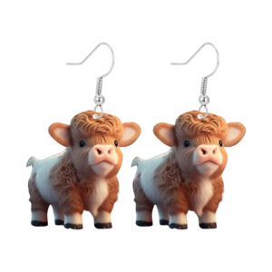 Highland Cow Earrings 9